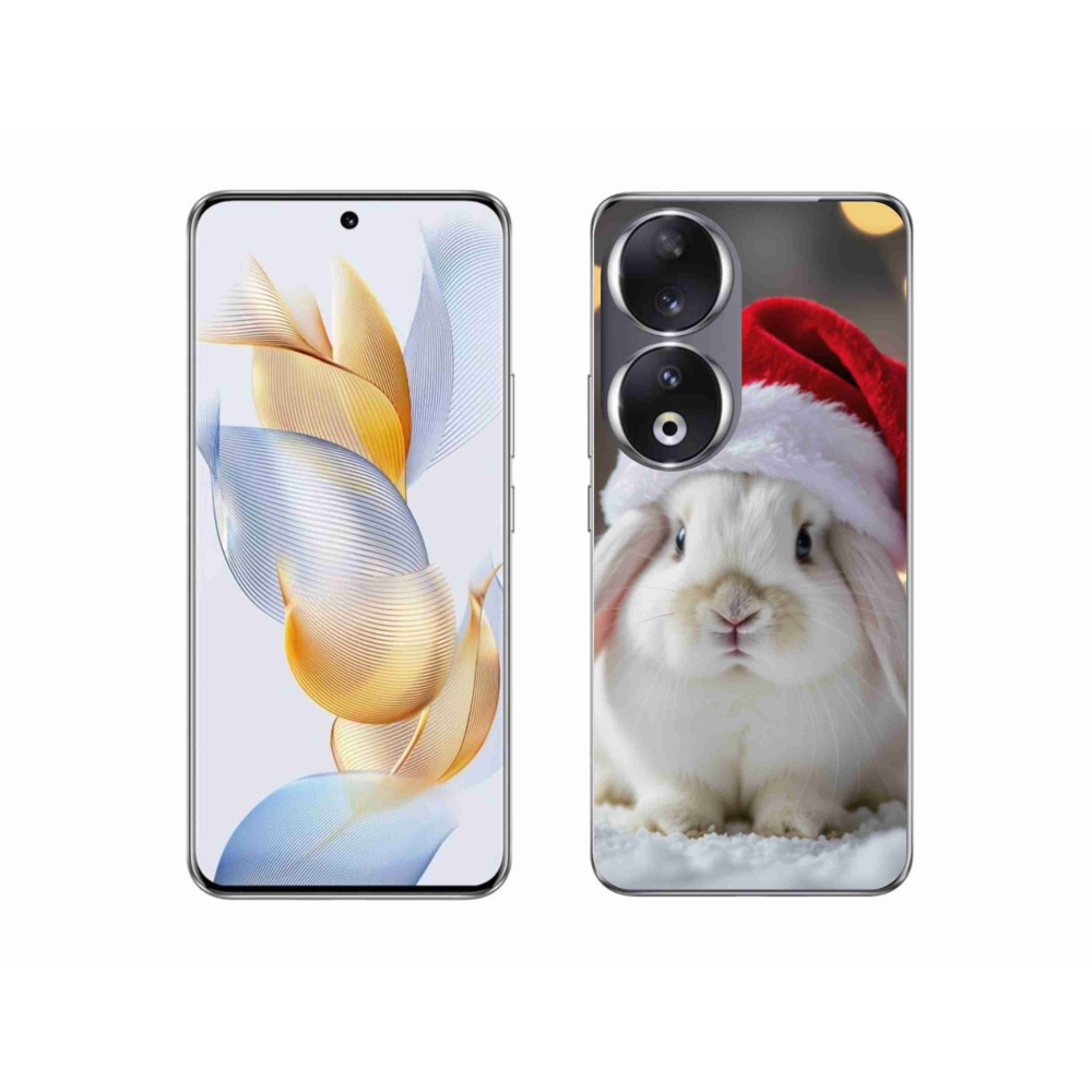 Zselés borítás mmCase a Honor 90-hez - Karácsonyi nyúl