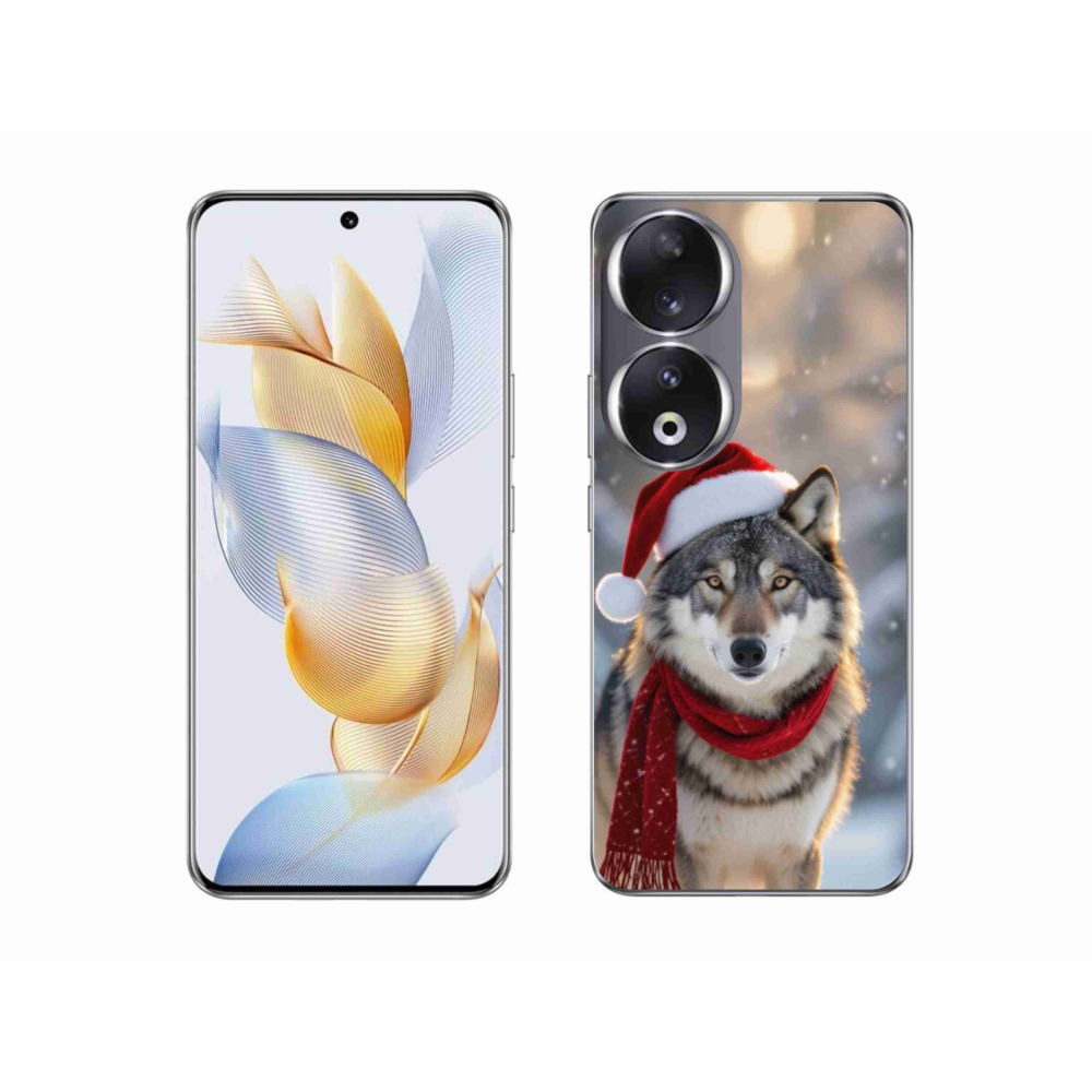 Zselés borítás mmCase a Honor 90-hez - Karácsonyi farkas