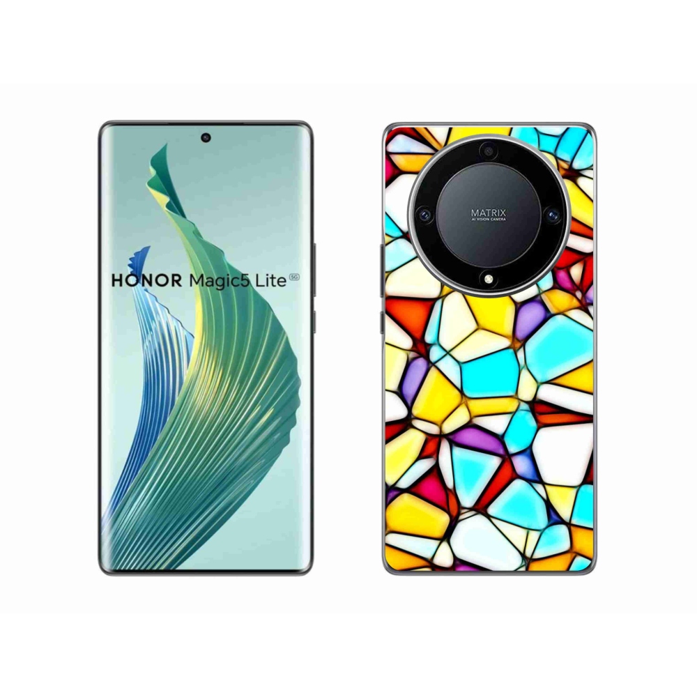 Gél borítás mmCase a Honor Magic 5 Lite 5G számára - absztrakt motívum 40