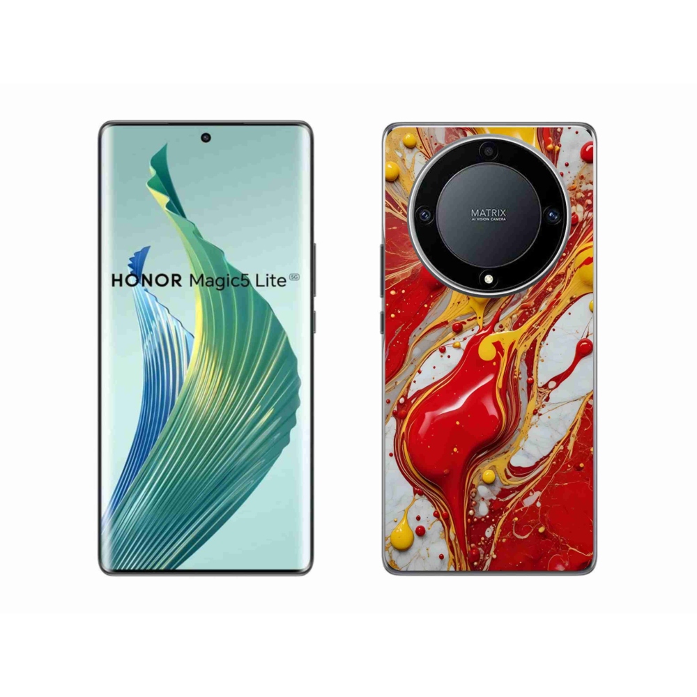 Gél borítás mmCase a Honor Magic 5 Lite 5G számára - absztrakt motívum 42