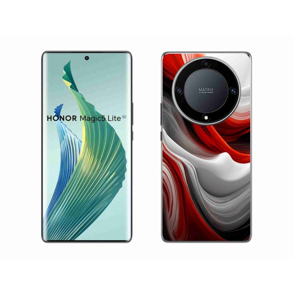 Gél borítás mmCase a Honor Magic 5 Lite 5G számára - absztrakt motívum 47