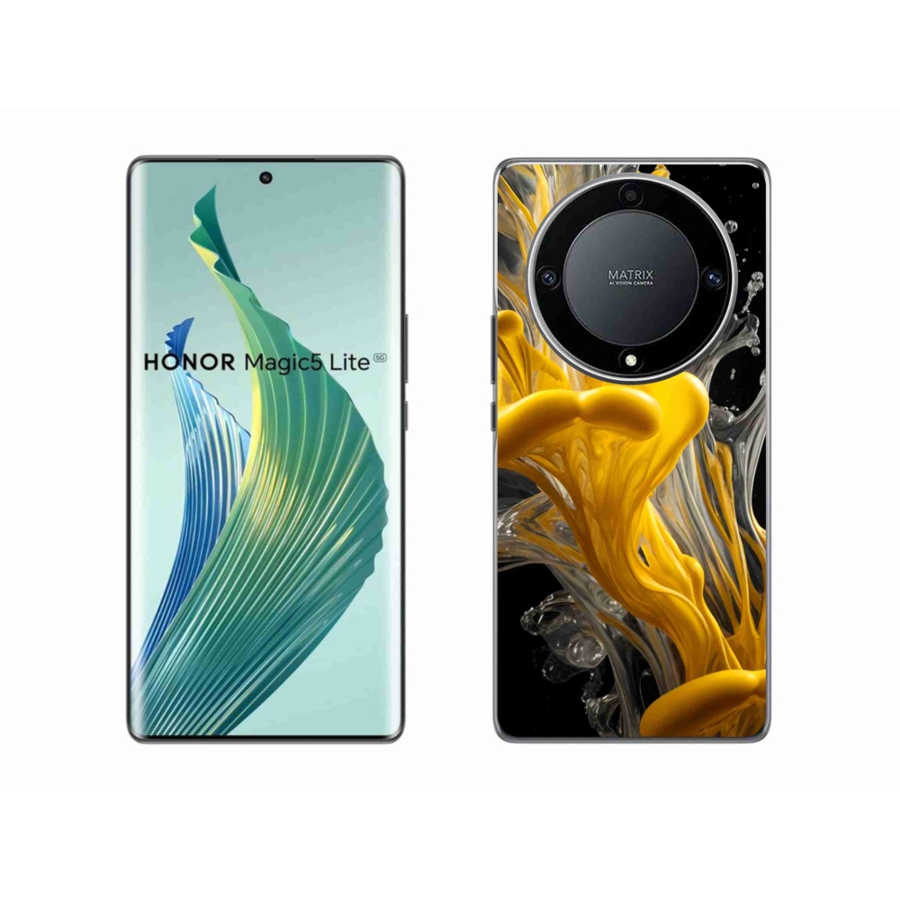 Zselés borítás mmCase a Honor Magic 5 Lite 5G számára - absztrakt motívum 48