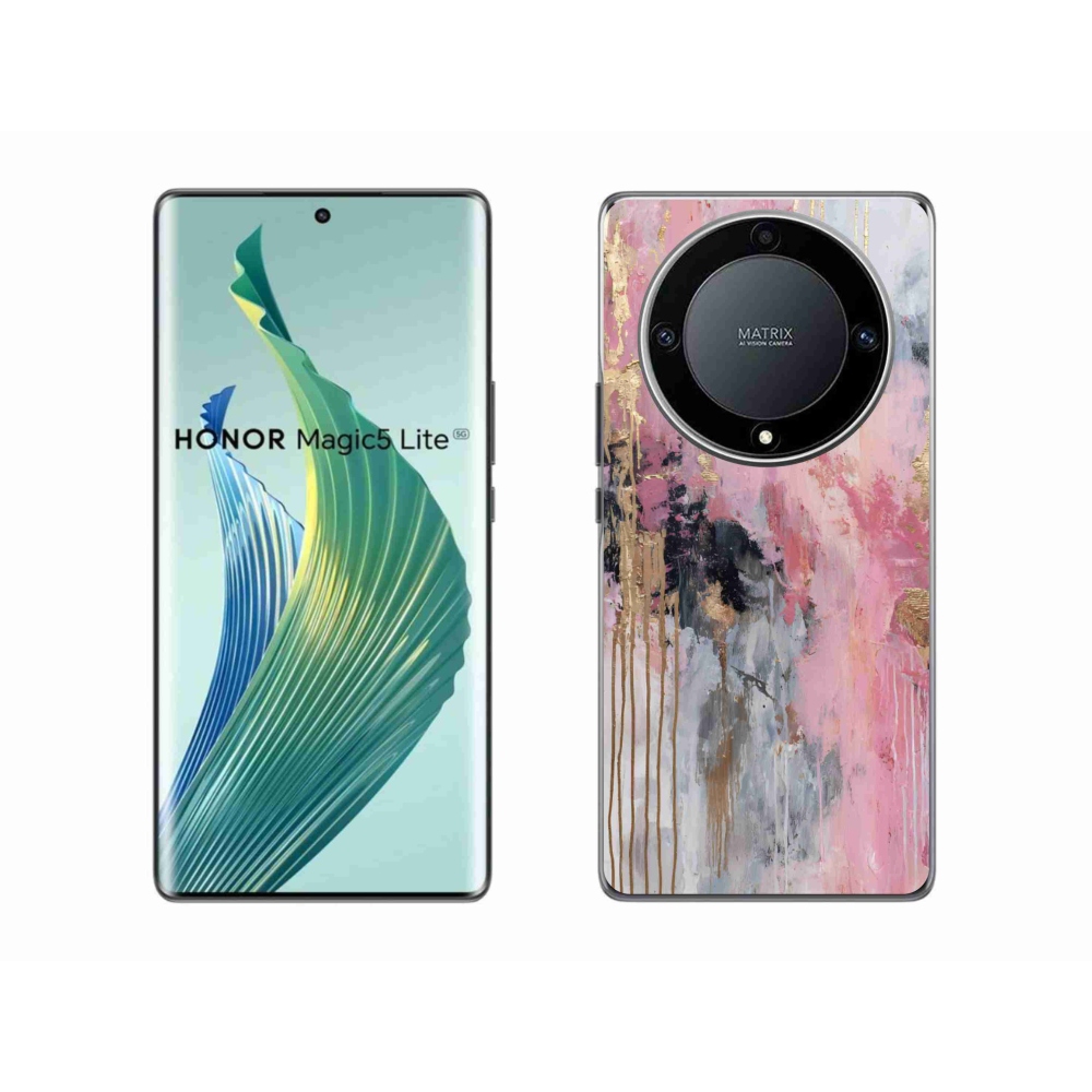 Zselés borítás mmCase a Honor Magic 5 Lite 5G számára - absztrakt motívum 49