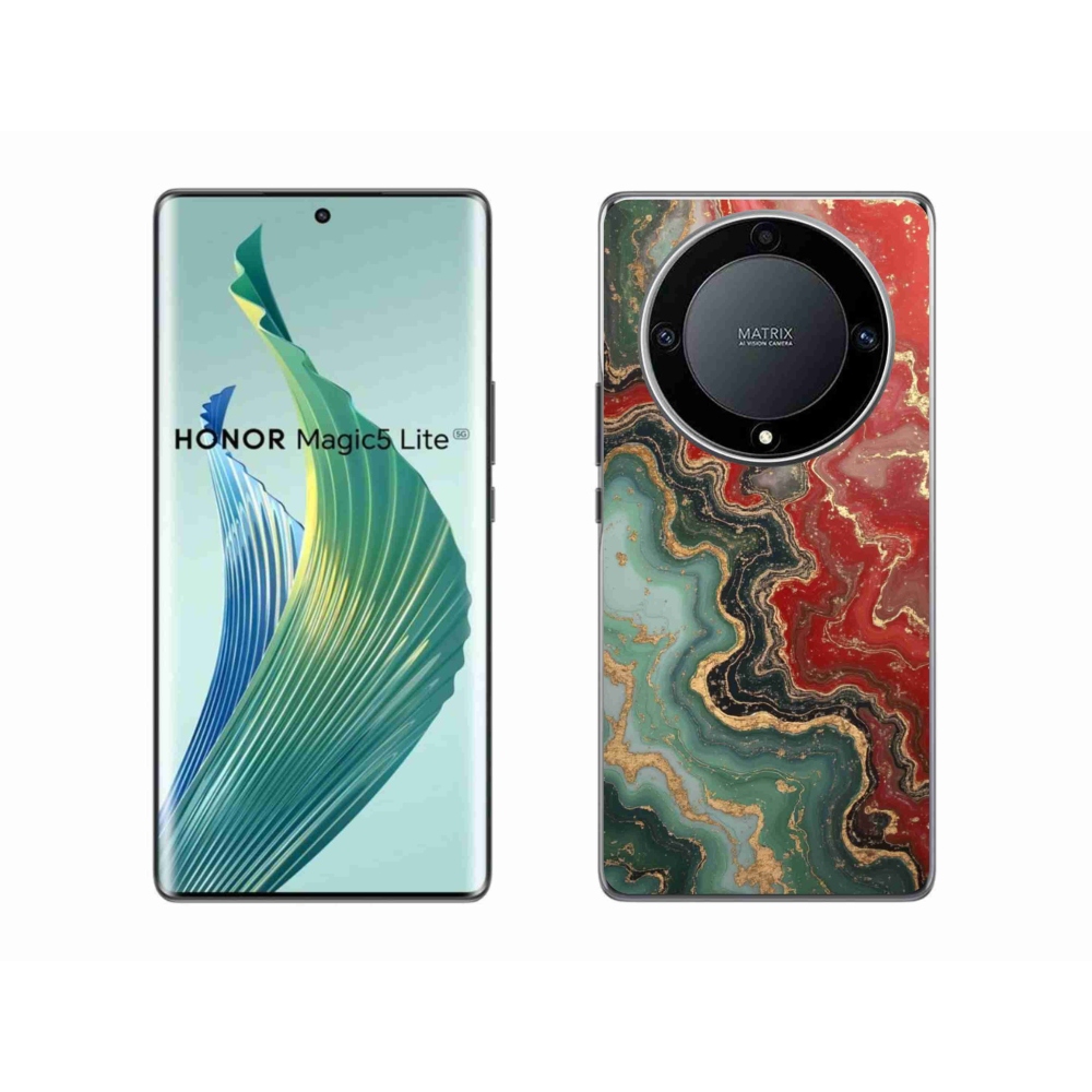 Gél borítás mmCase a Honor Magic 5 Lite 5G számára - absztrakt motívum 55