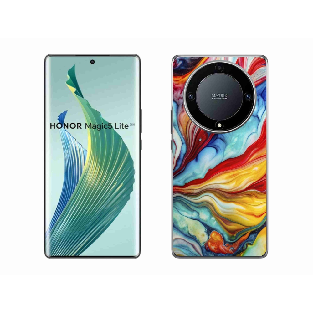 Gél borítás mmCase a Honor Magic 5 Lite 5G számára - absztrakt motívum 58
