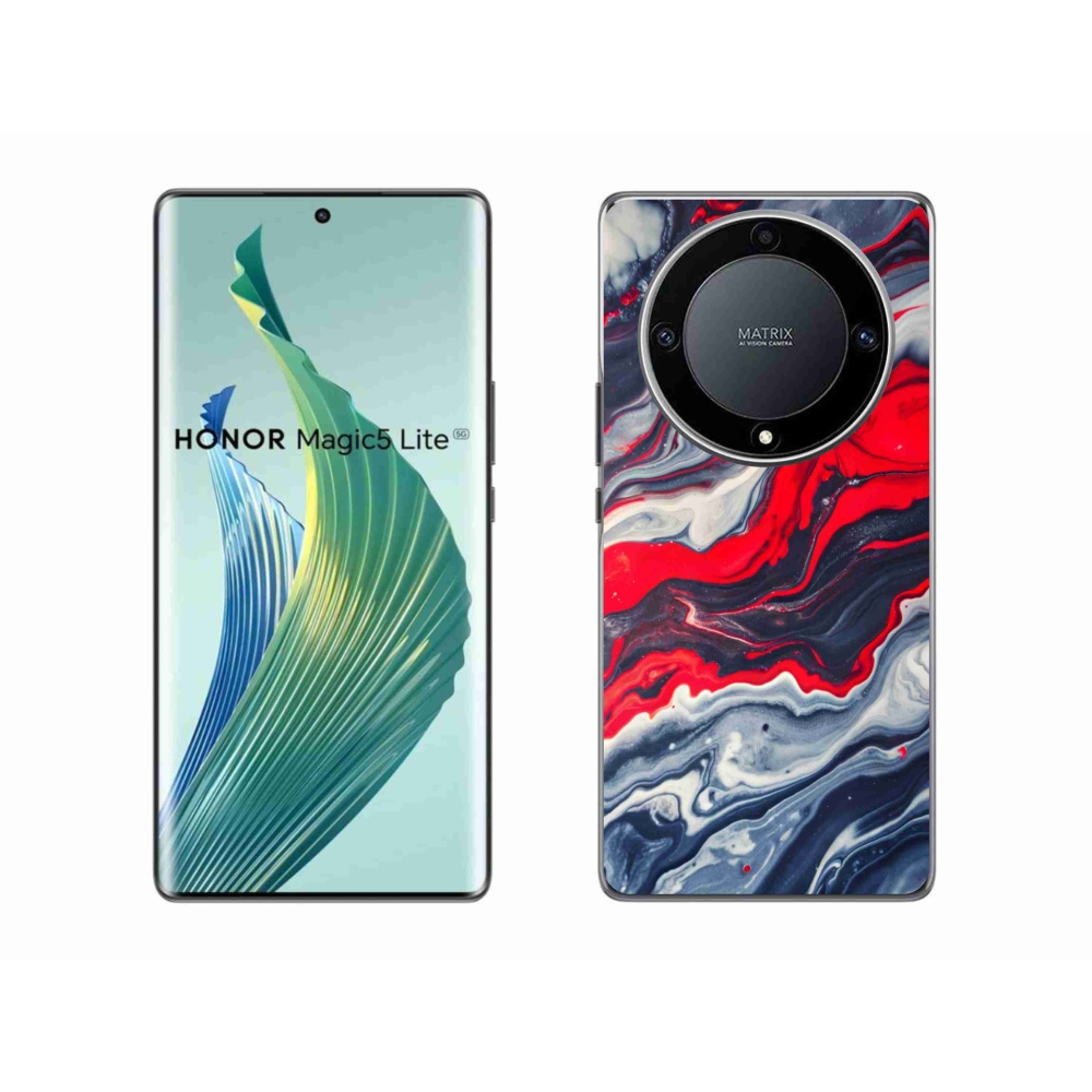 Gél borítás mmCase a Honor Magic 5 Lite 5G számára - absztrakt motívum 59