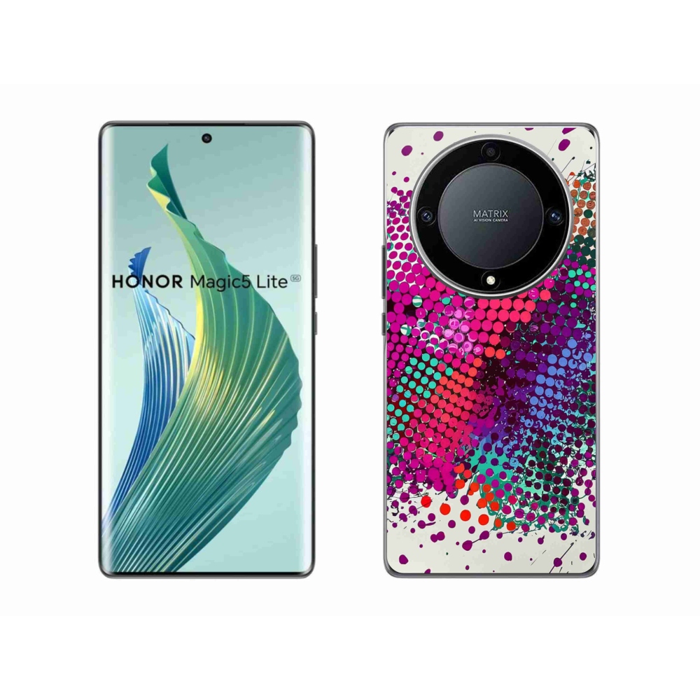 Gél borítás mmCase a Honor Magic 5 Lite 5G számára - absztrakt motívum 65