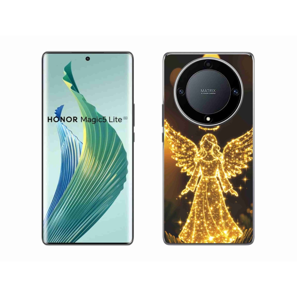 Zselés borítás mmCase a Honor Magic 5 Lite 5G számára - angyalka