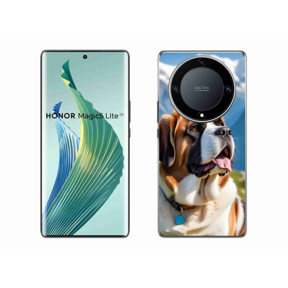 Gél borítás mmCase a Honor Magic 5 Lite 5G számára - bernard