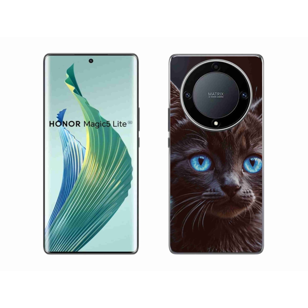 Zselés borítás mmCase a Honor Magic 5 Lite 5G készülékhez - fekete baby 2