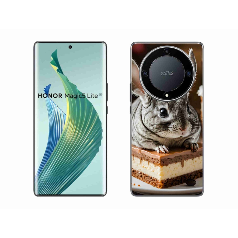 Gél borítás mmCase a Honor Magic 5 Lite 5G készülékhez - csincsilla