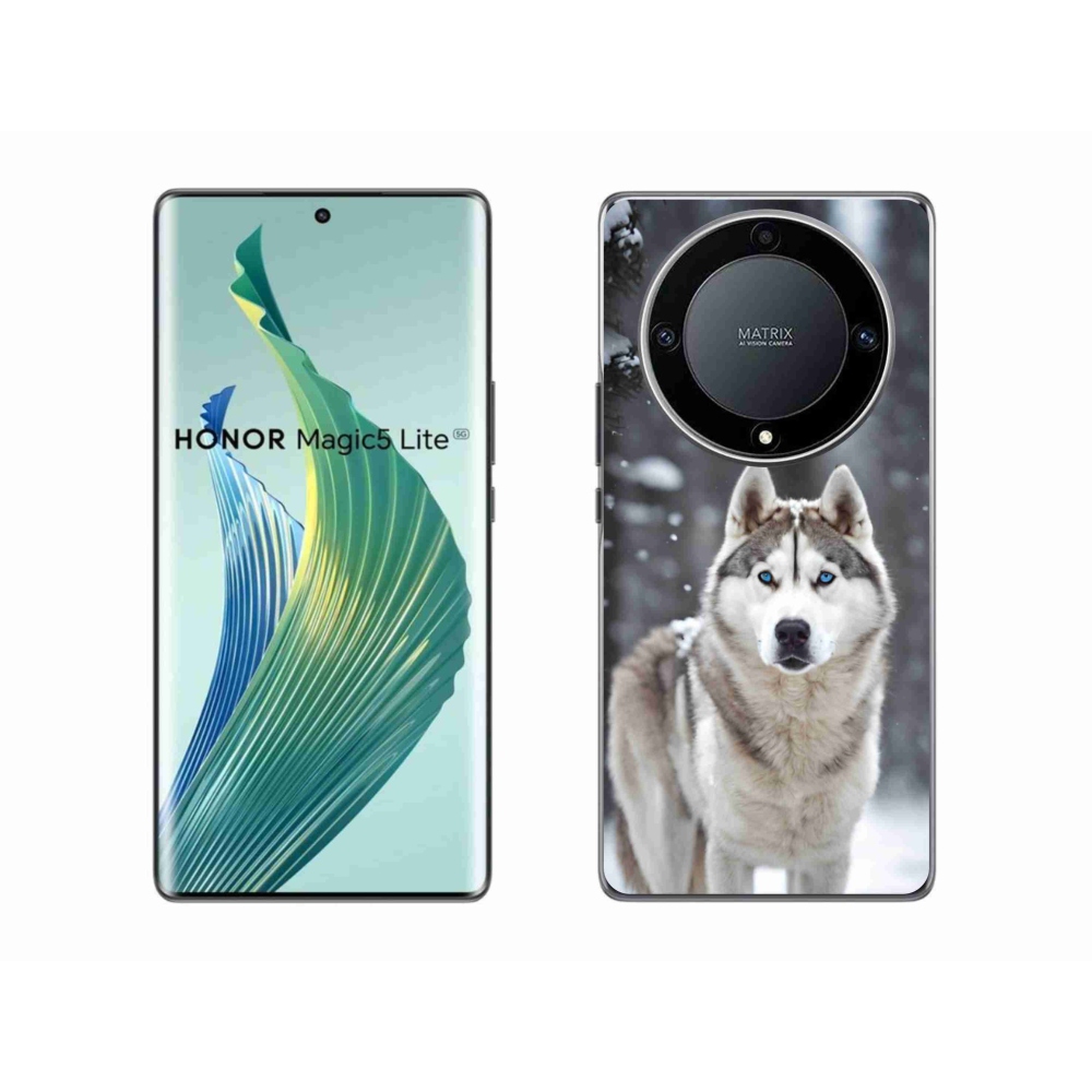 Gél borítás mmCase a Honor Magic 5 Lite 5G számára - husky 2