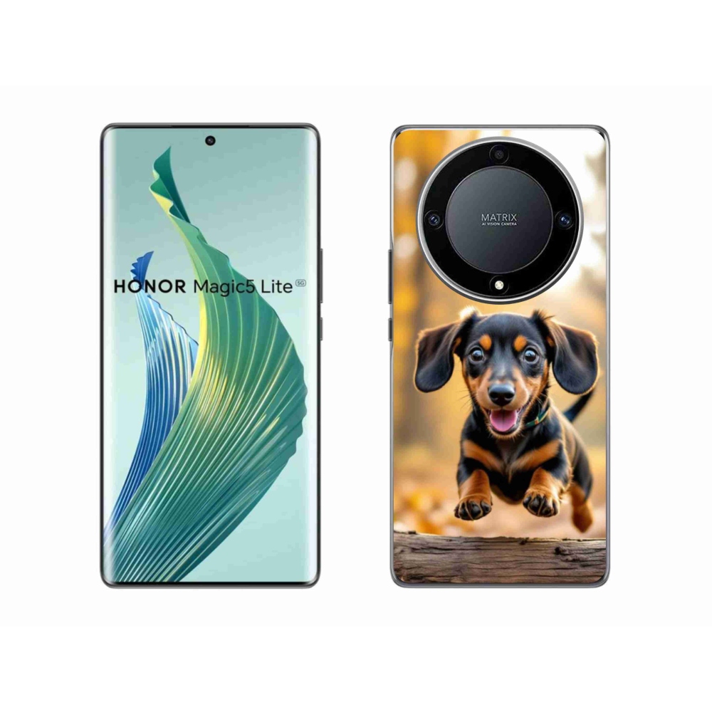 Gél borítás mmCase a Honor Magic 5 Lite 5G készülékhez - borz 2