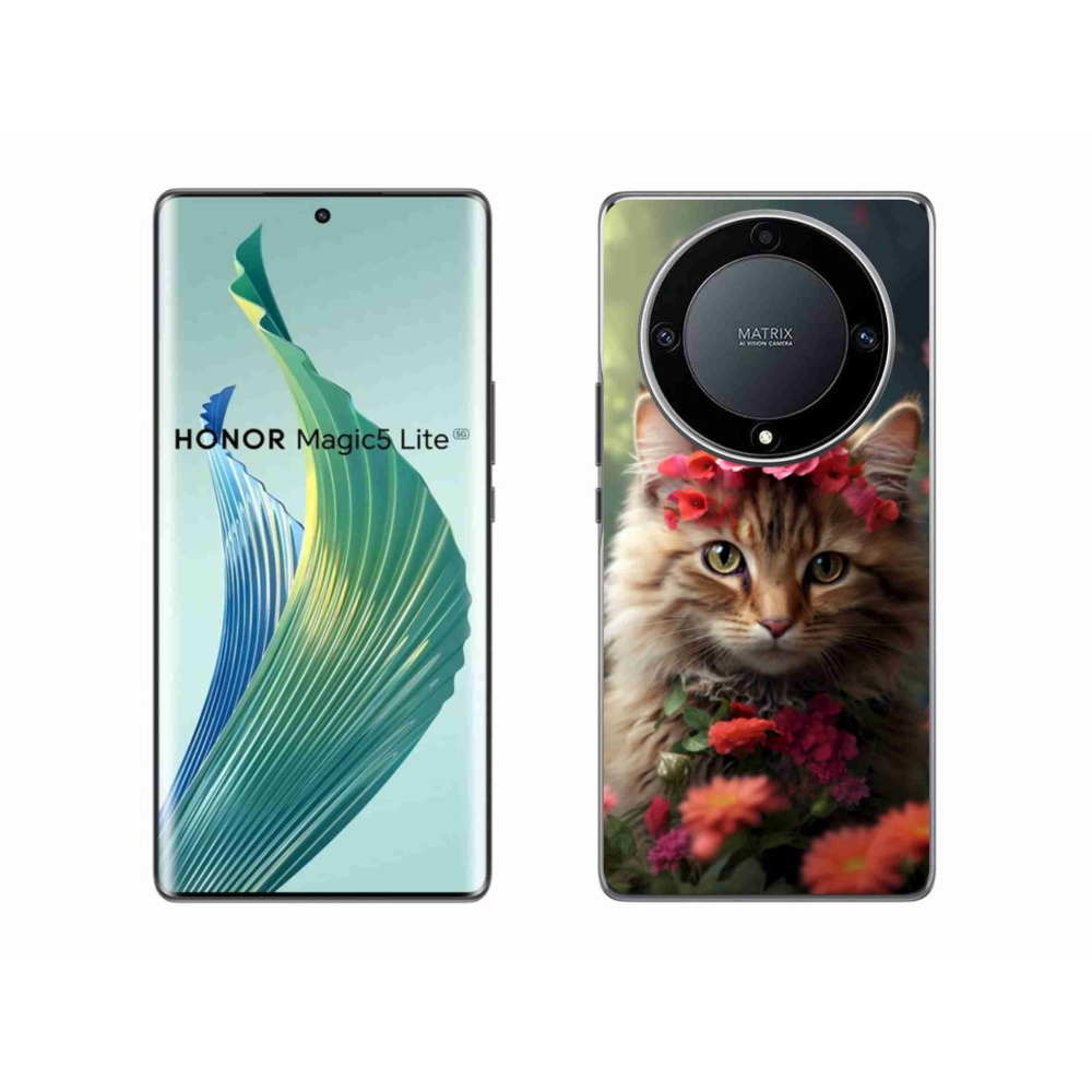 Zselés borítás mmCase a Honor Magic 5 Lite 5G készülékhez - Princess Cat