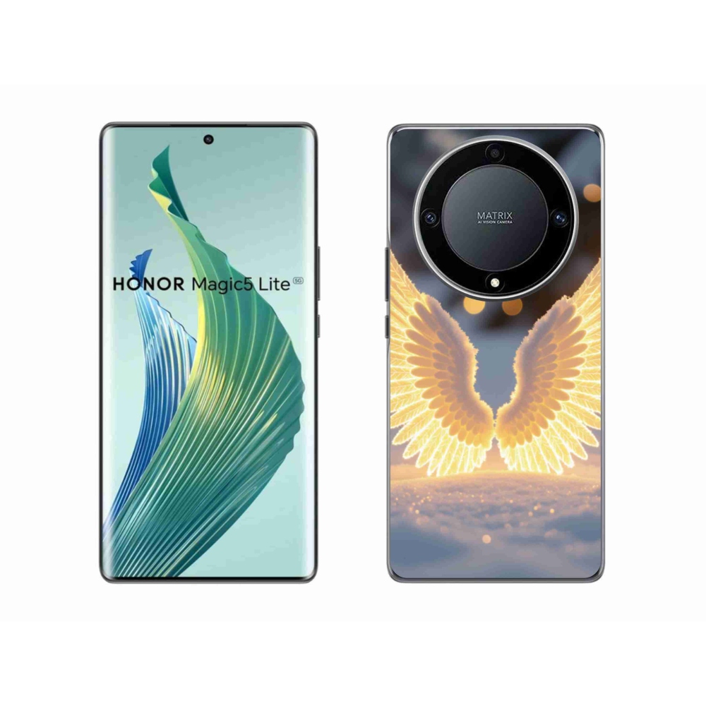 Zselés borítás mmCase a Honor Magic 5 Lite 5G számára - szárnyak