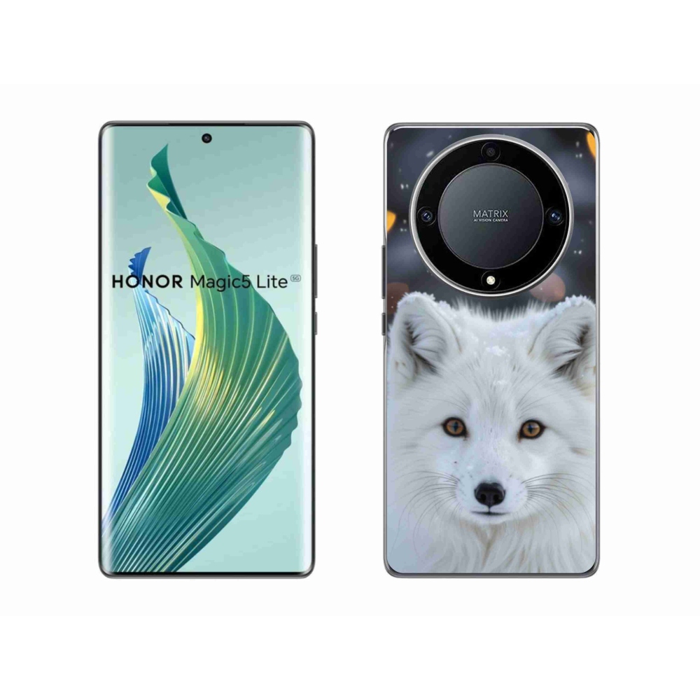 Zselés borítás mmCase a Honor Magic 5 Lite 5G készülékhez - polár róka