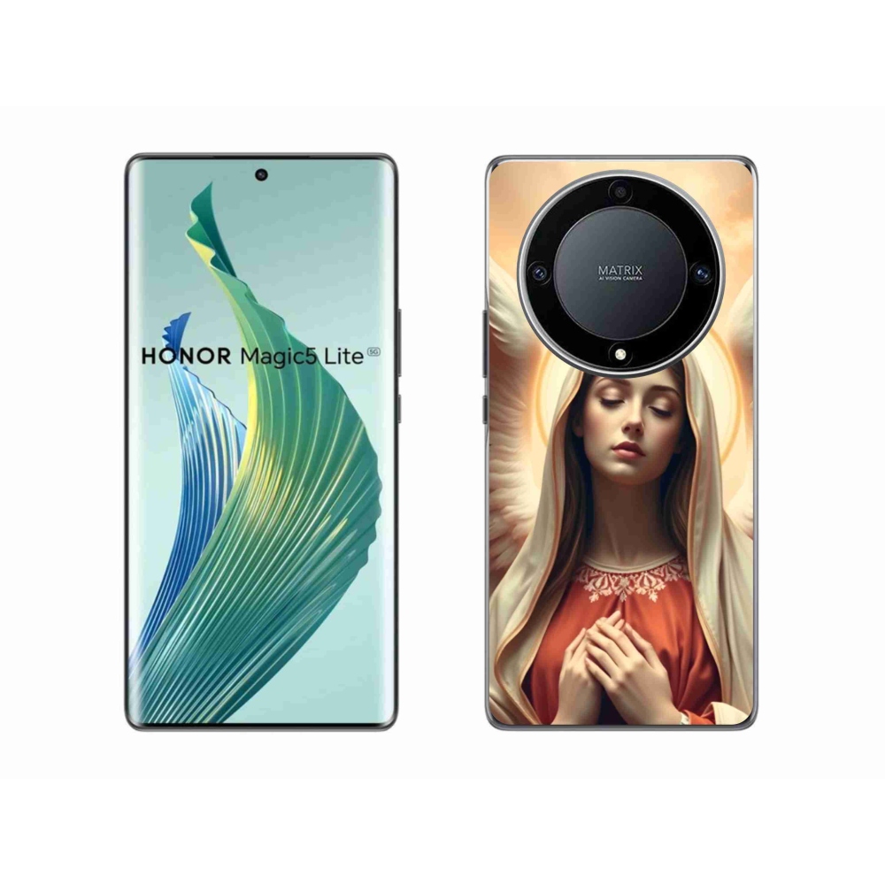 Gél borító mmCase a Honor Magic 5 Lite 5G számára - vallási téma
