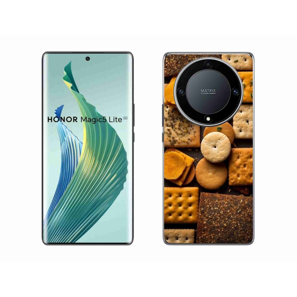 Zselés borítás mmCase a Honor Magic 5 Lite 5G készülékhez - kekszek