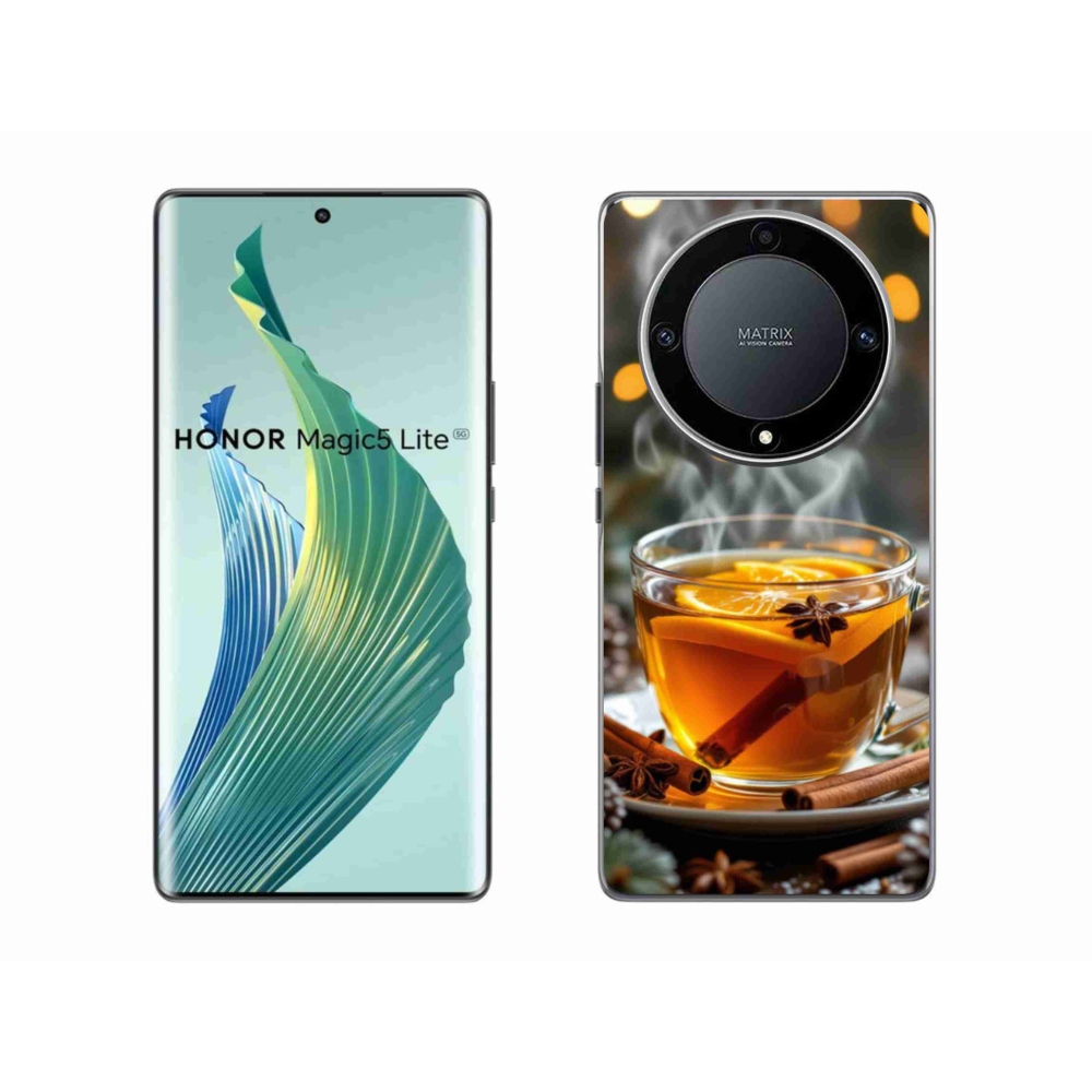 Gél borítás mmCase a Honor Magic 5 Lite 5G számára - karácsonyi puncs