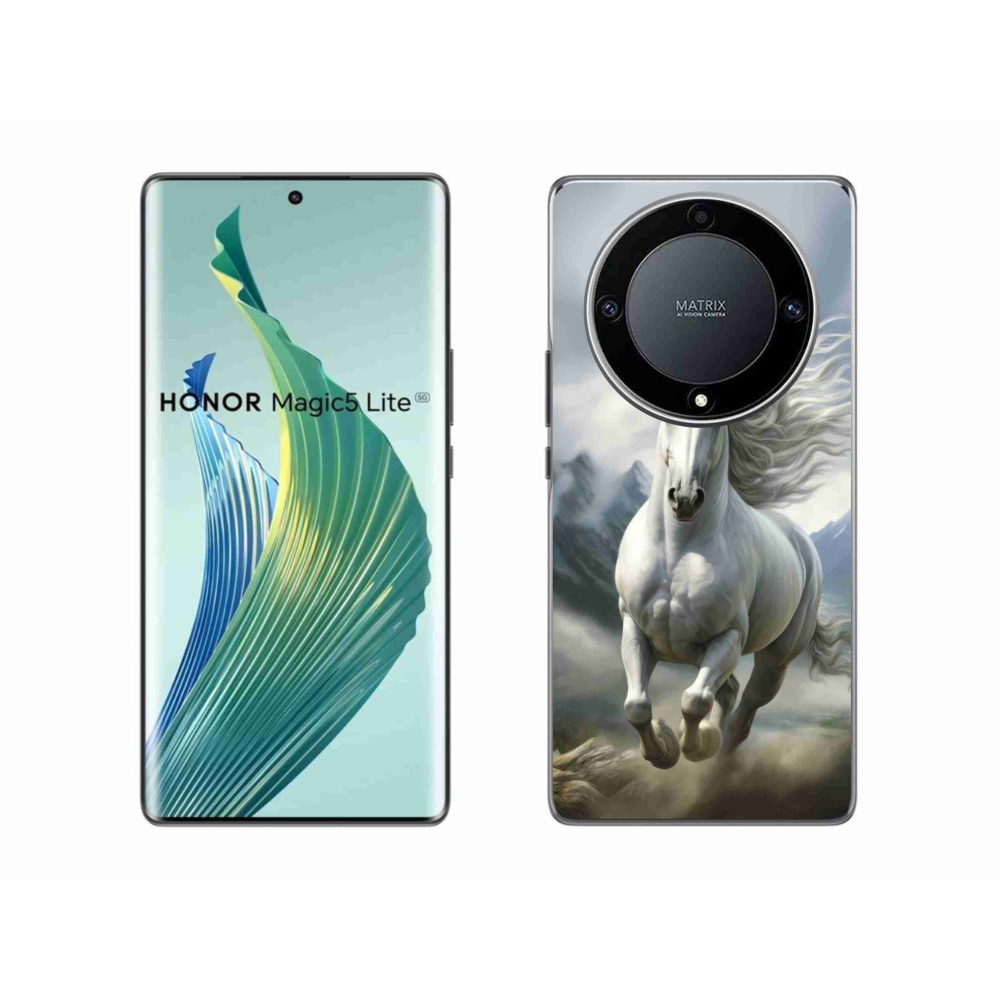 mmCase géltok az Honor Magic 5 Lite-hoz – futó fehér ló 3