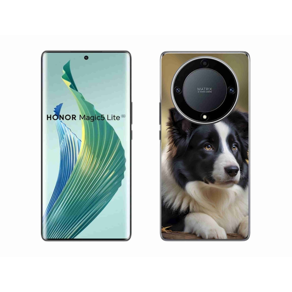 mmCase gél tok az Honor Magic 5 Lite-hoz – border collie 2
