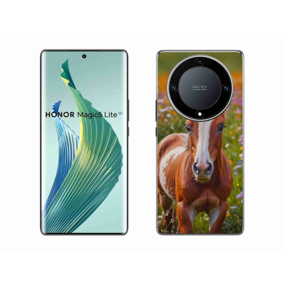 mmCase gél tok az Honor Magic 5 Lite-hoz – aranyos csikó