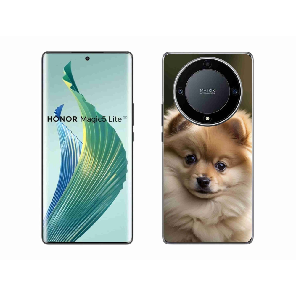 mmCase géltok az Honor Magic 5 Lite-hoz – aranyos pomerániai 2
