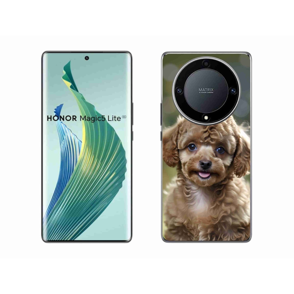 mmCase géltok az Honor Magic 5 Lite-hoz – aranyos pudli