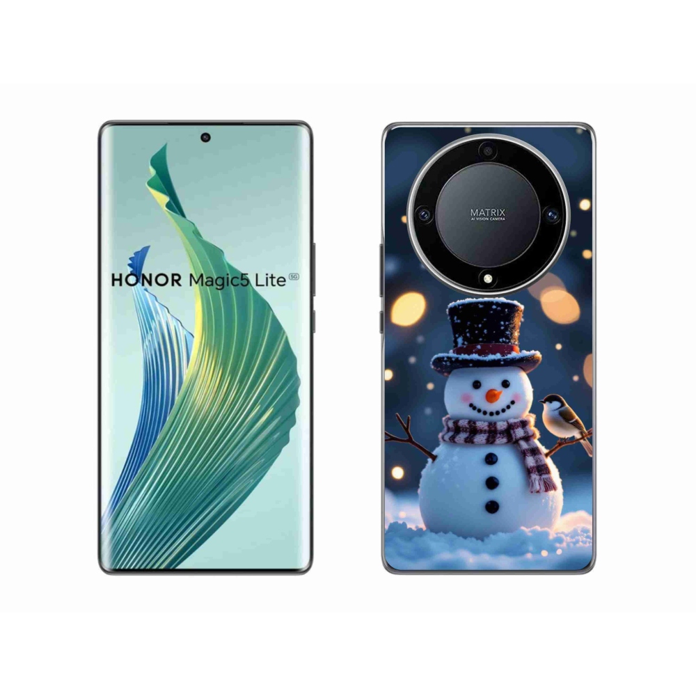 mmCase géltok az Honor Magic 5 Lite-hoz – karácsonyi hóember
