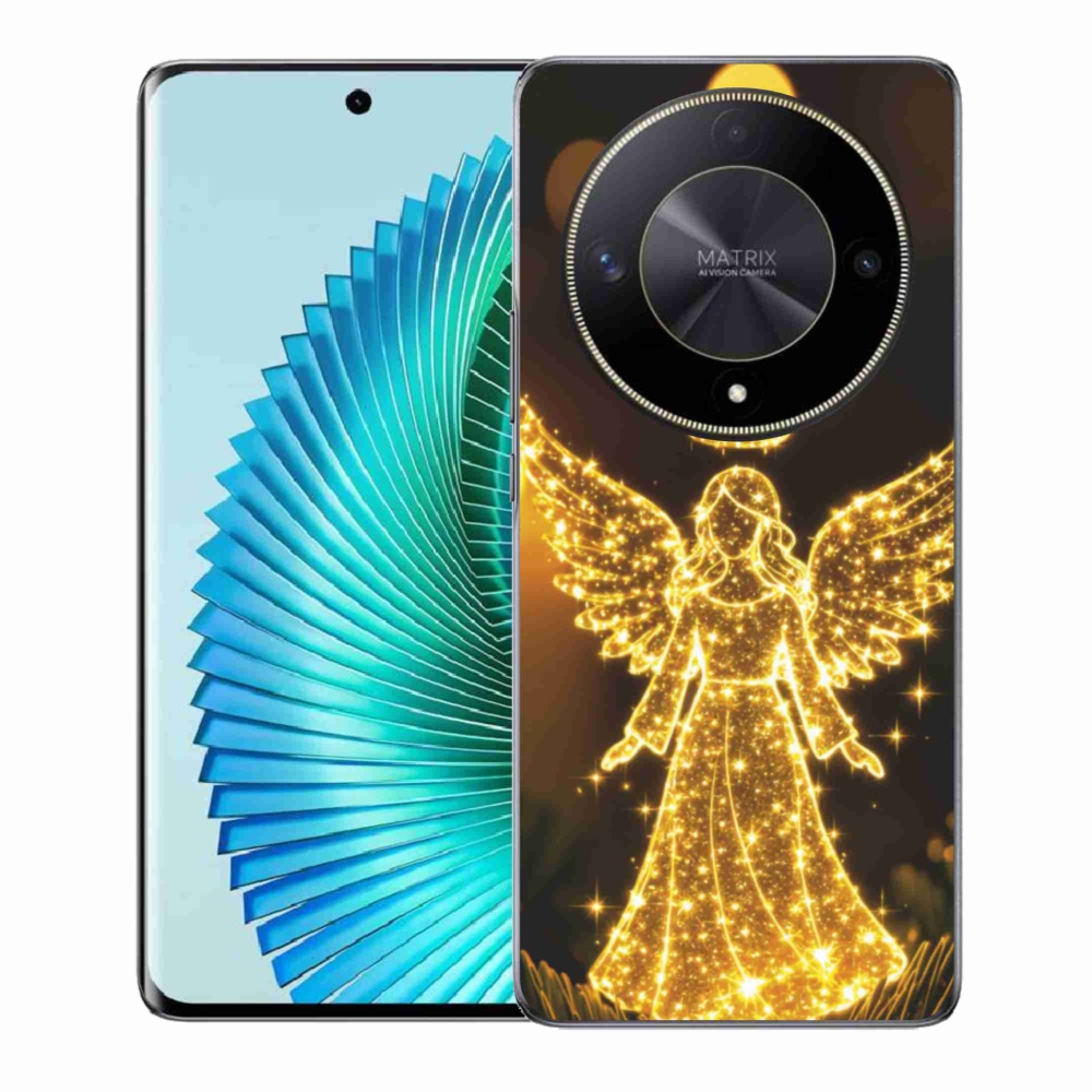 Zselés borítás mmCase a Honor Magic 6 Lite 5G számára - angyalka