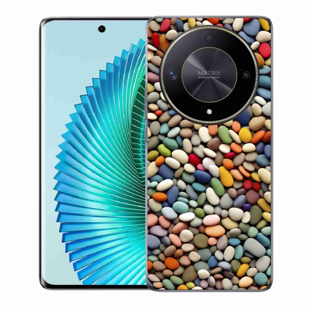 Gél borítás mmCase a Honor Magic 6 Lite 5G számára - színes strasszkövek 2