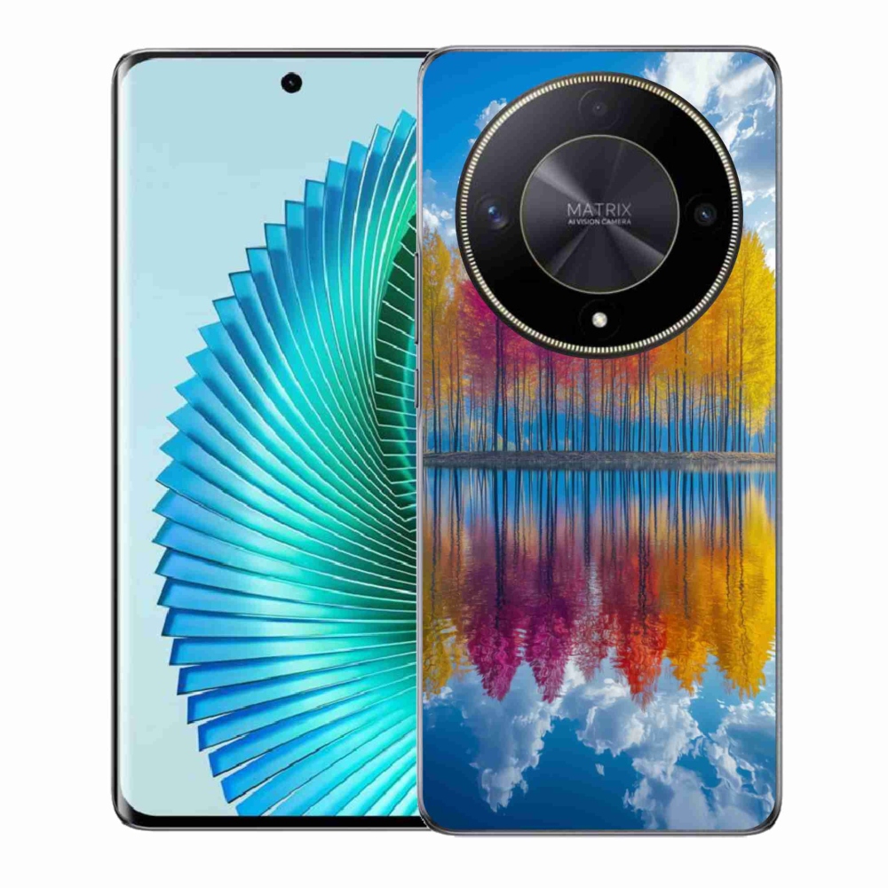 Gél borítás mmCase a Honor Magic 6 Lite 5G számára - színes fák