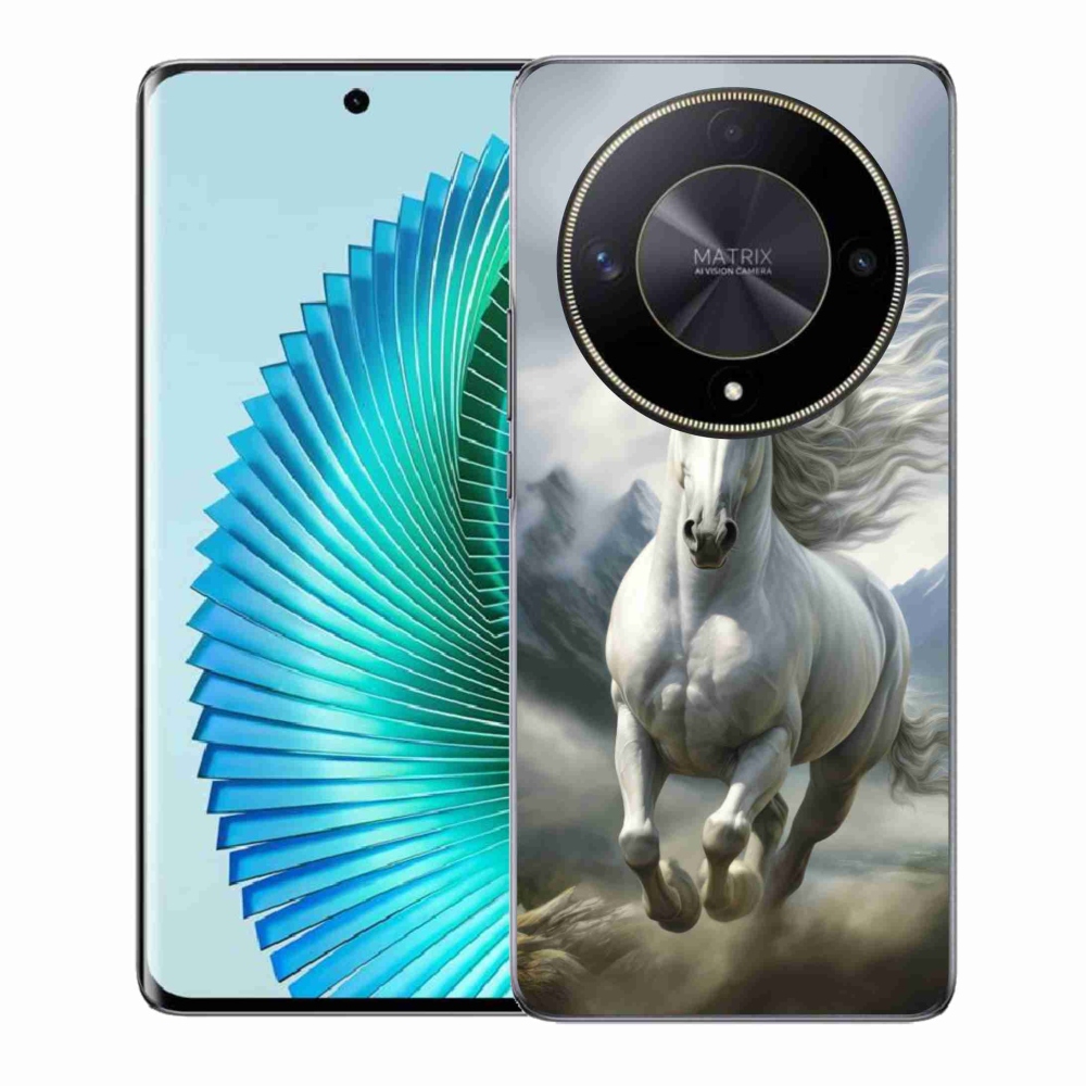mmCase géltok az Honor Magic 6 Lite 5G-hez – futó fehér ló 3
