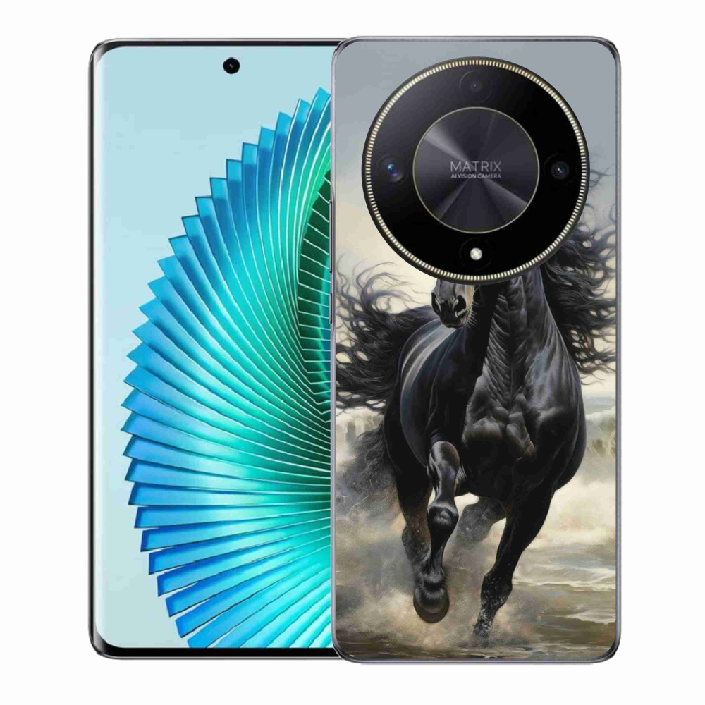 mmCase géltok az Honor Magic 6 Lite 5G-hez – futó fekete ló