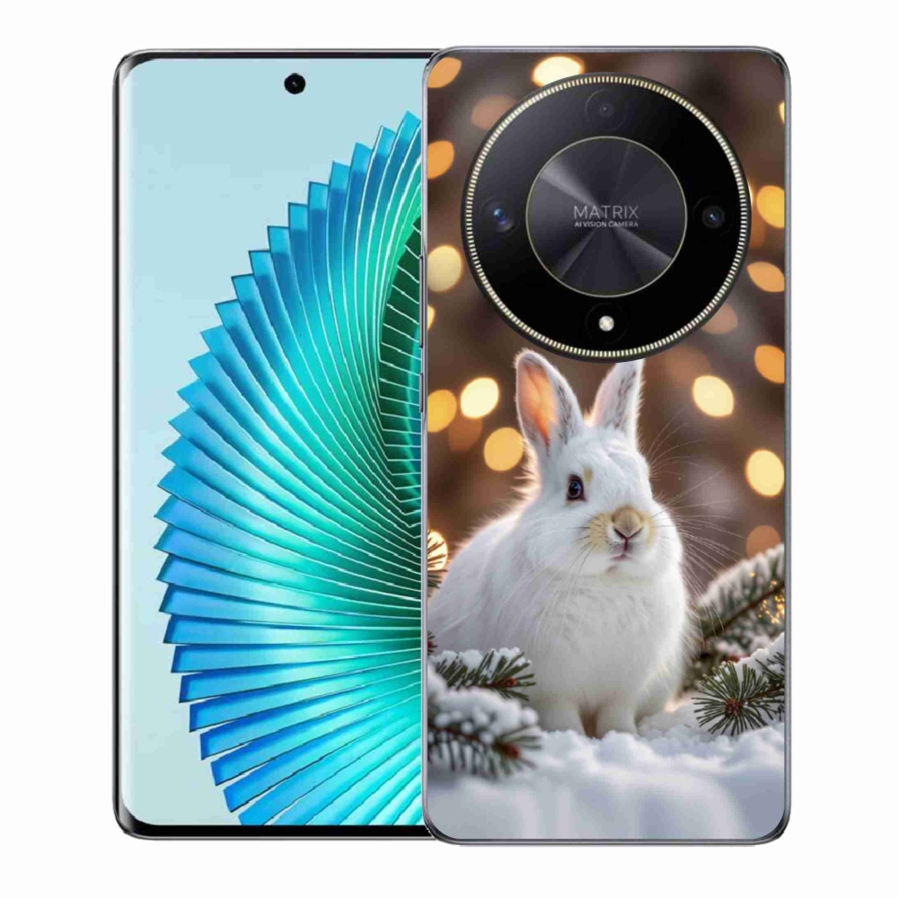 mmCase géltok az Honor Magic 6 Lite 5G-hez – fehér nyúl