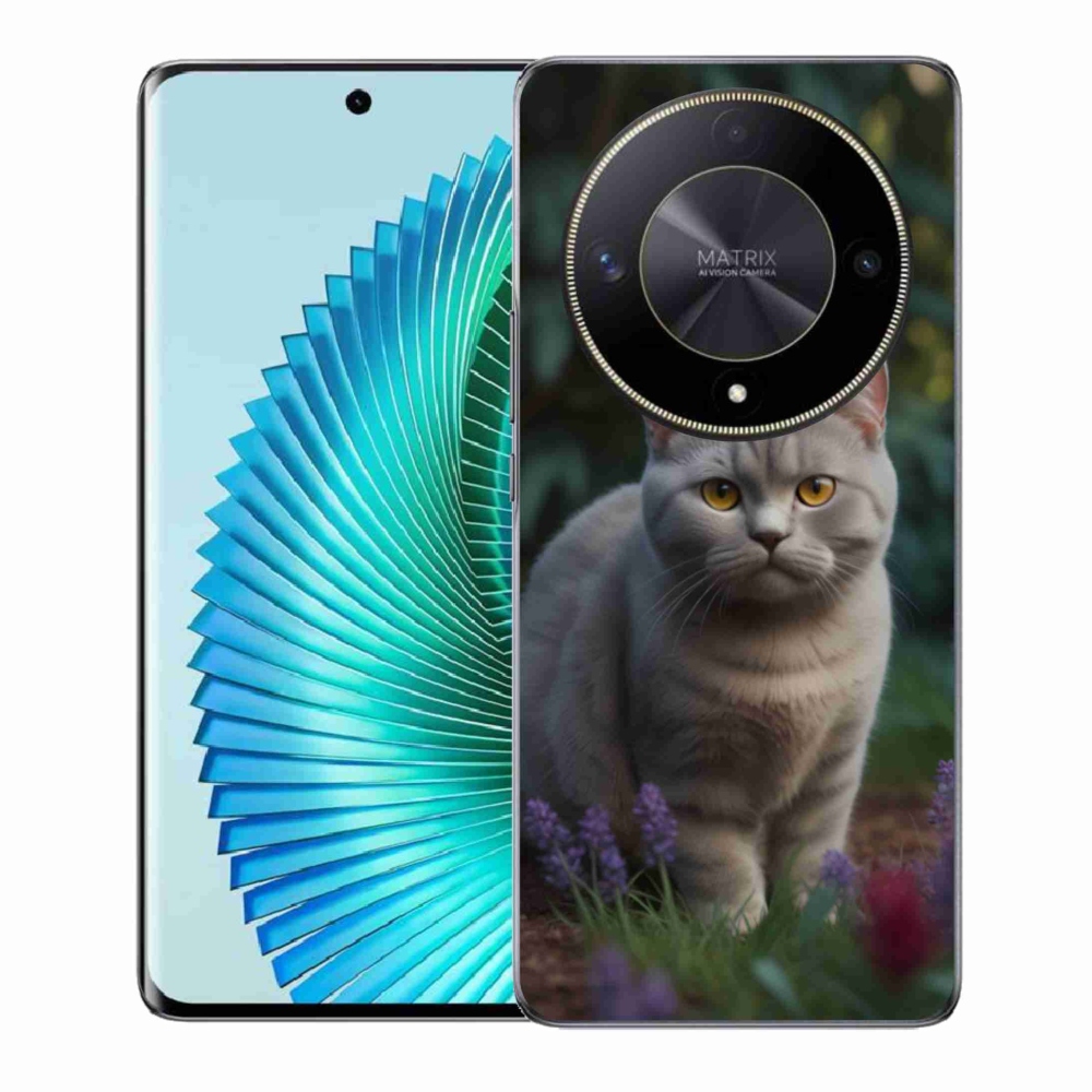 Zselés borítás mmCase a Honor Magic 6 Lite 5G készülékhez - brit macska