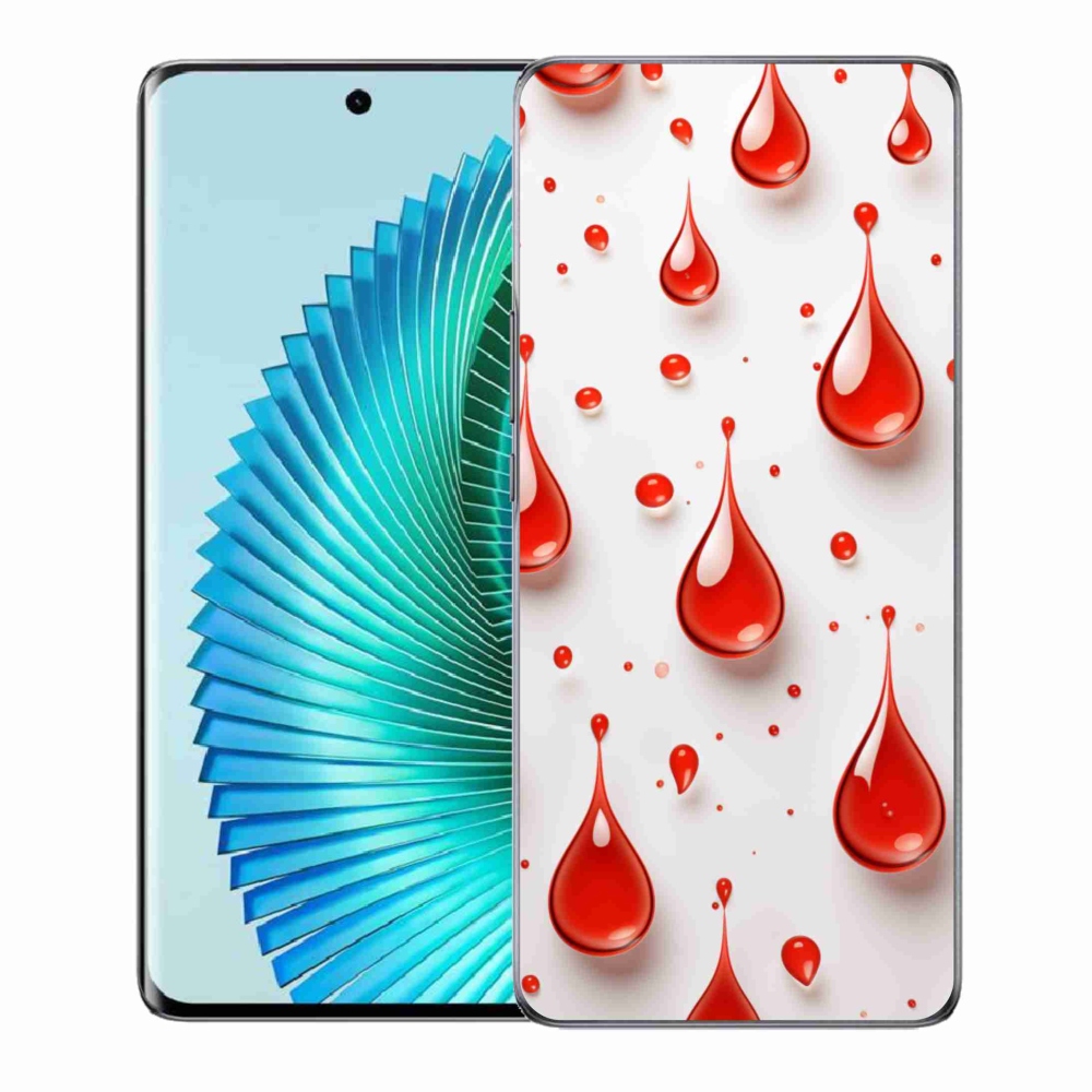 Gél borítás mmCase a Honor Magic 6 Lite 5G készülékhez - piros cseppek
