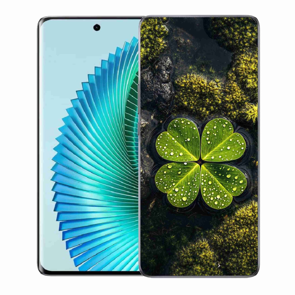 Gél borítás mmCase a Honor Magic 6 Lite 5G számára - négylevelű lóhere