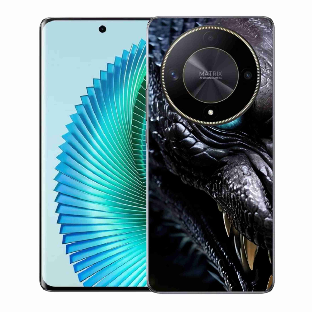 mmCase géltok az Honor Magic 6 Lite 5G-hez – sárkányos mintázat