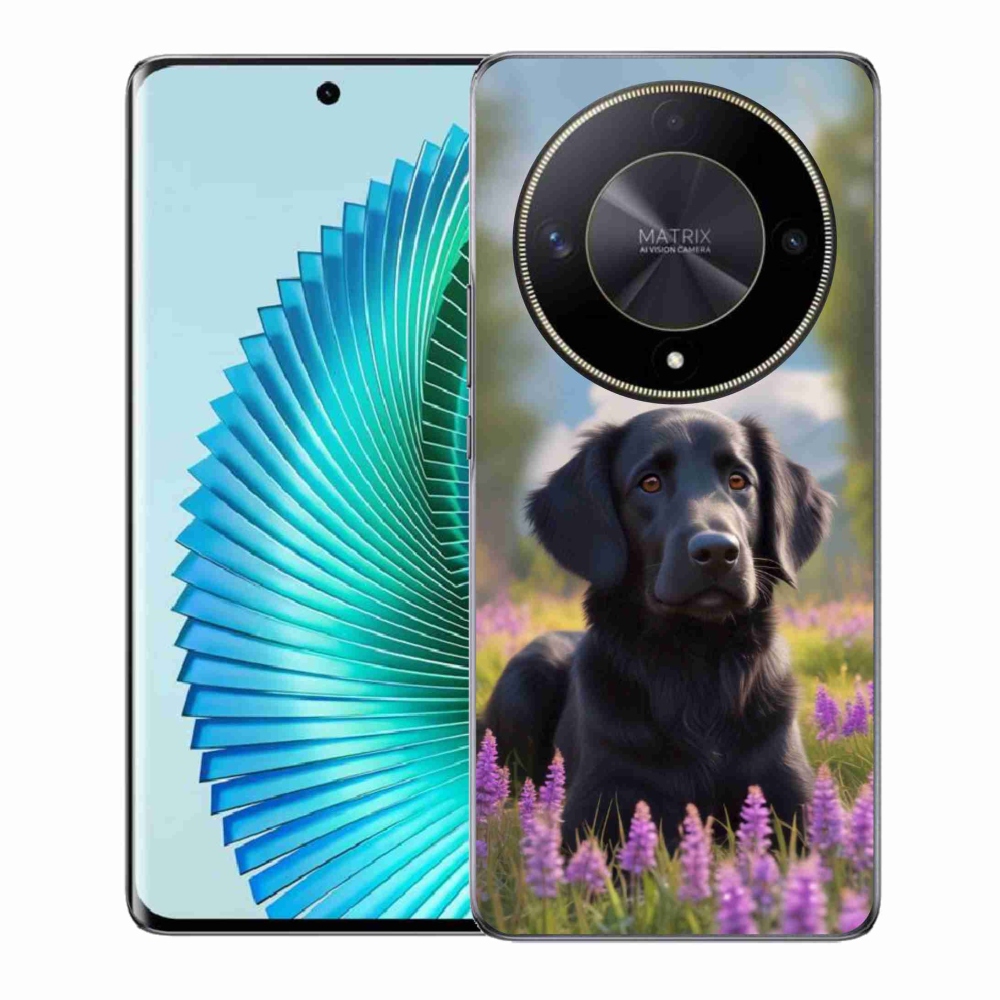 mmCase géltok az Honor Magic 6 Lite 5G-hez – elegáns fekete retriever