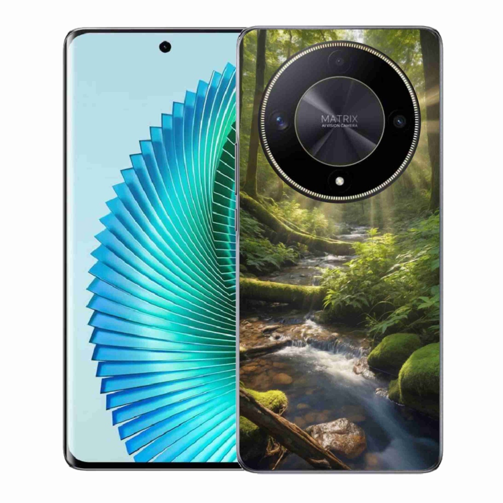 Gél borítás mmCase a Honor Magic 6 Lite 5G számára - az erdő mélysége