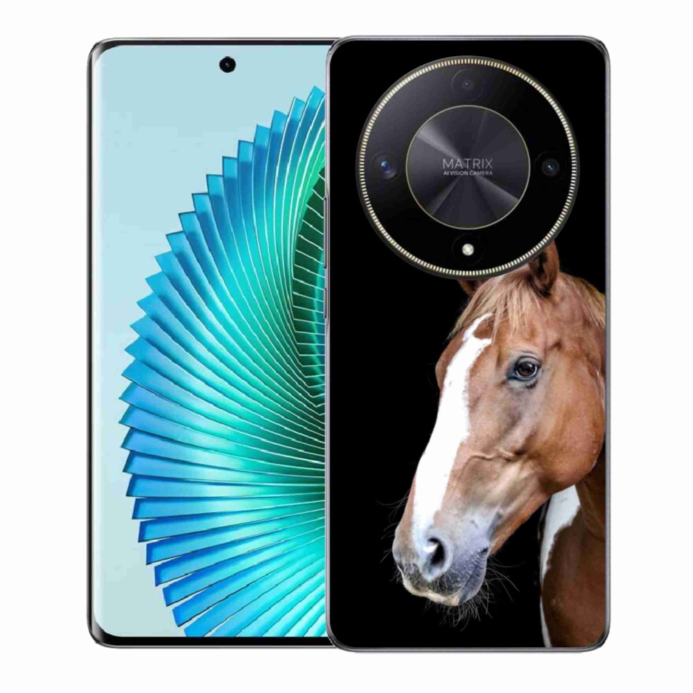 Zselés borítás mmCase Honor Magic 6 Lite 5G - barna ló 3