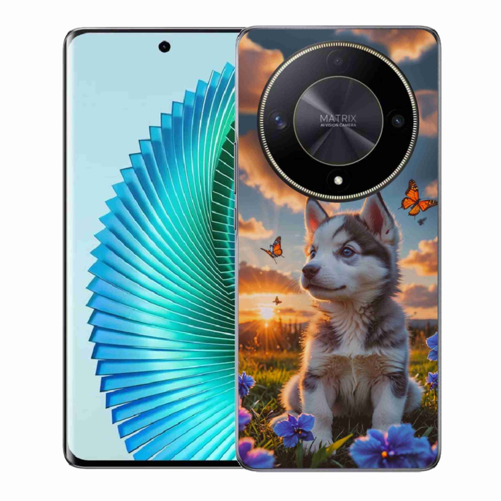 mmCase gél tok az Honor Magic 6 Lite 5G-hez – husky naplementekor