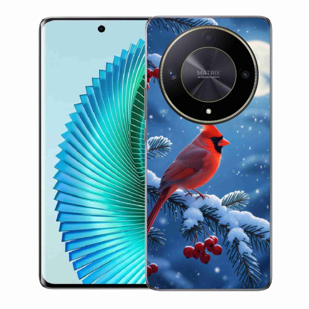 mmCase géltok az Honor Magic 6 Lite 5G-hez – kardinális piros