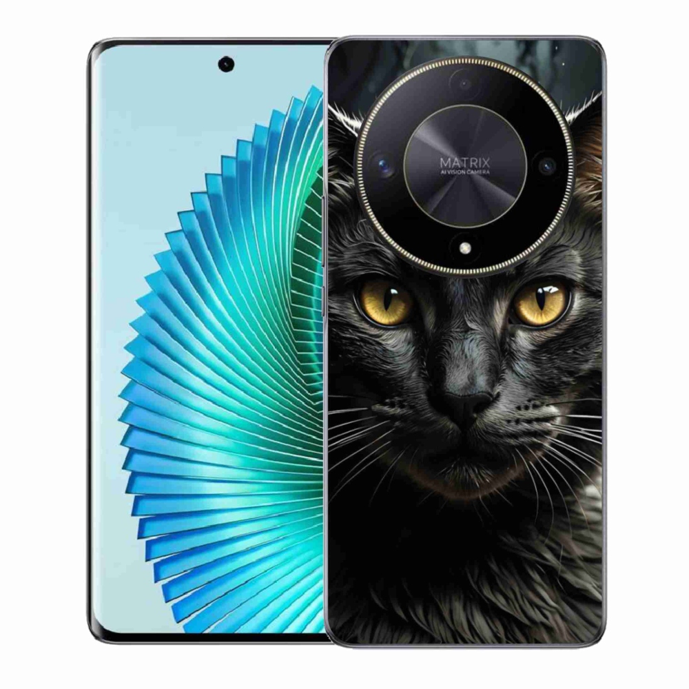 Gél borítás mmCase a Honor Magic 6 Lite 5G számára - macskaszem 3