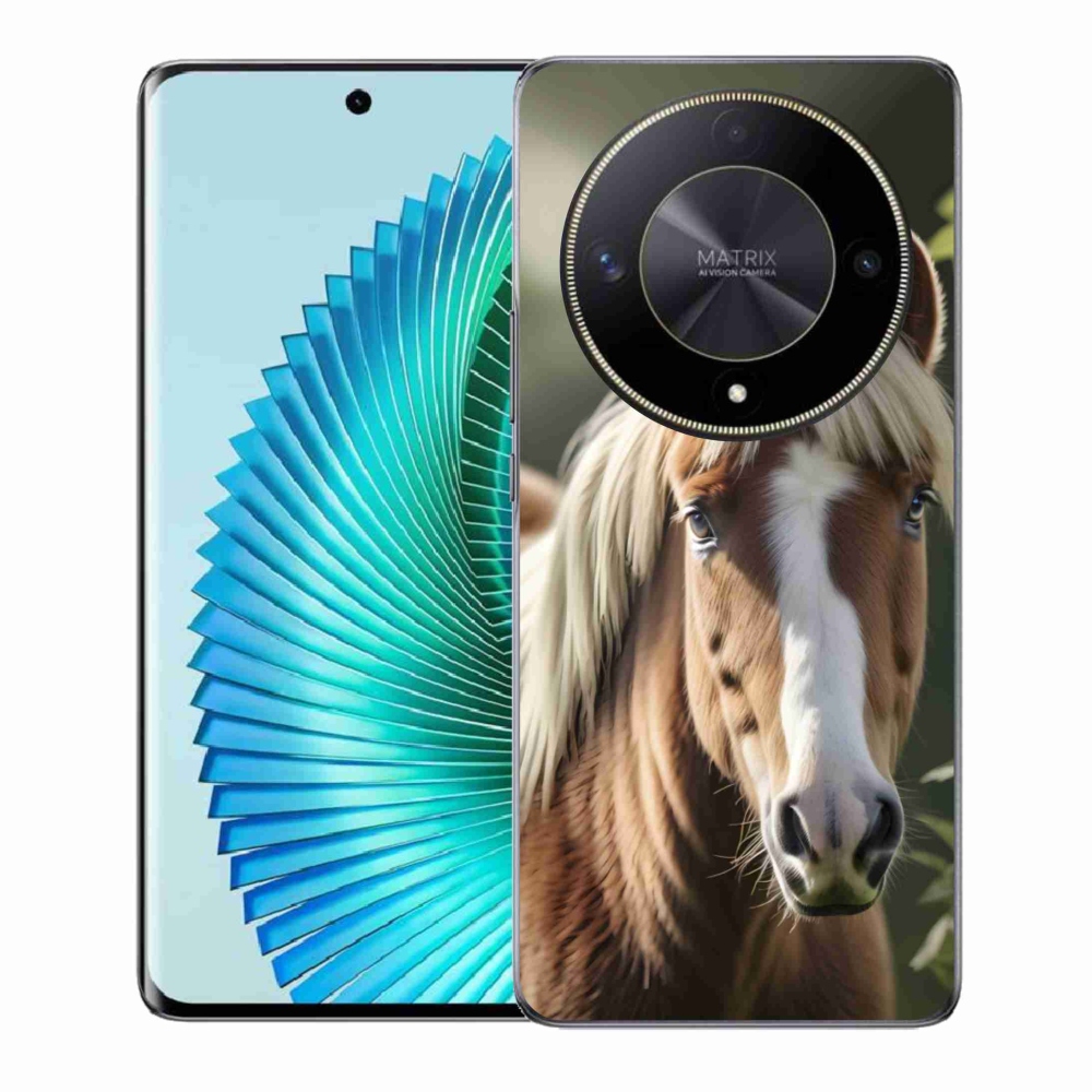 mmCase gél tok az Honor Magic 6 Lite 5G-hez – világos sörényű ló
