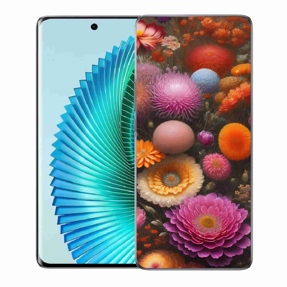 Gél borítás mmCase a Honor Magic 6 Lite 5G számára - virágos kompozíció