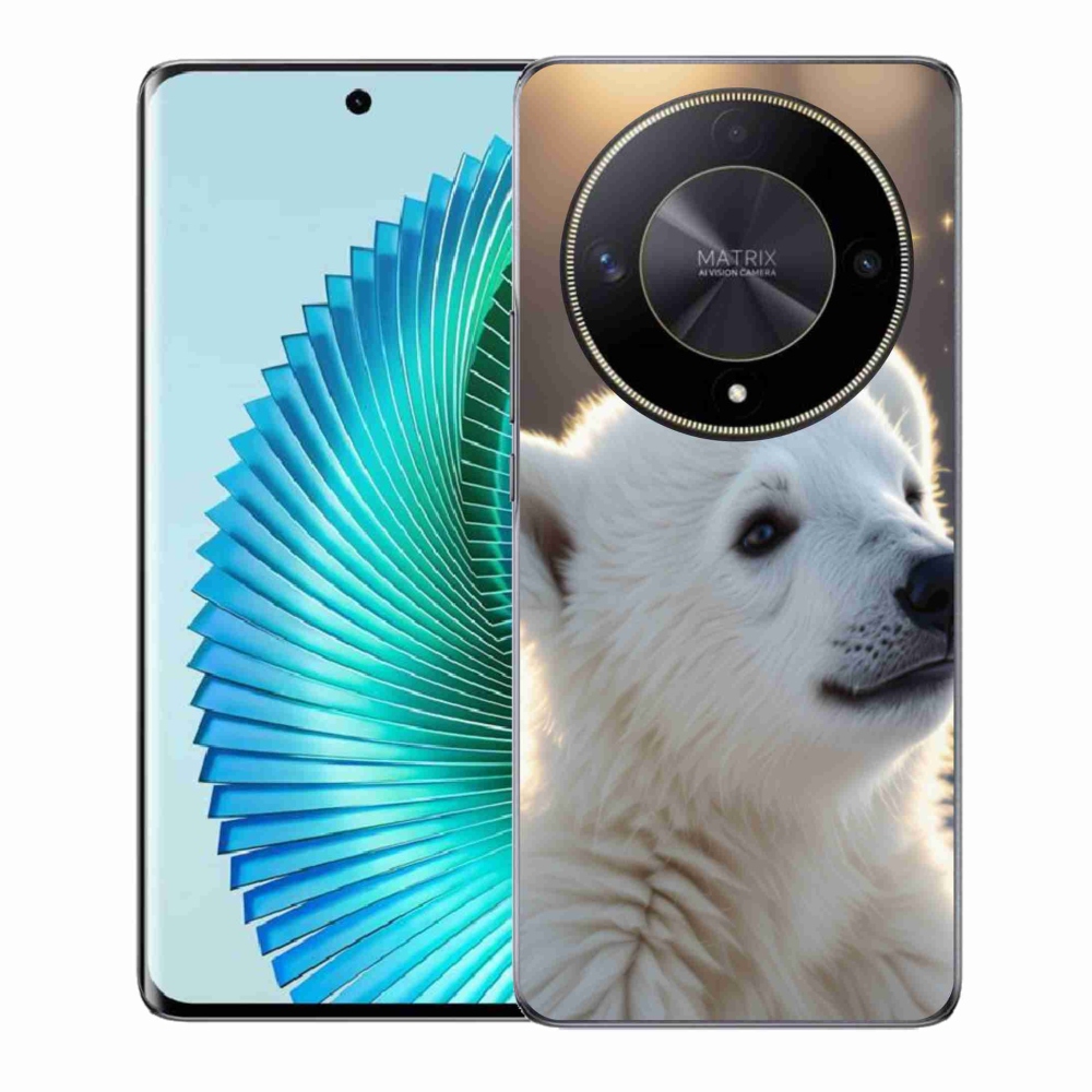 Zselés borítás mmCase a Honor Magic 6 Lite 5G készülékhez - jegesmedve