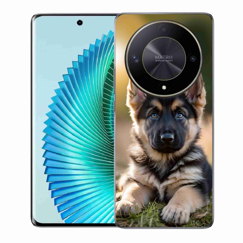 mmCase géltok az Honor Magic 6 Lite 5G-hez – német juhászkutya a természetben