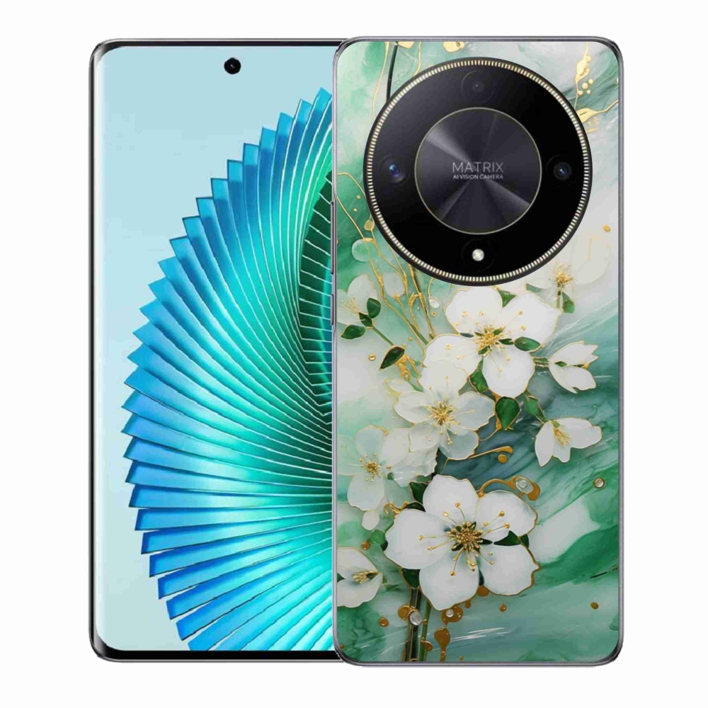 Gél borító mmCase a Honor Magic 6 Lite 5G számára - finom virágok
